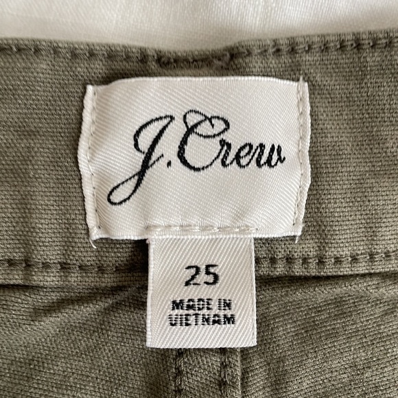 J Crew straight cargo pants in olive green - Picture 5 of 7